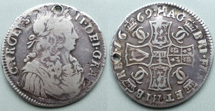 Scotland Charles II 1669 merk